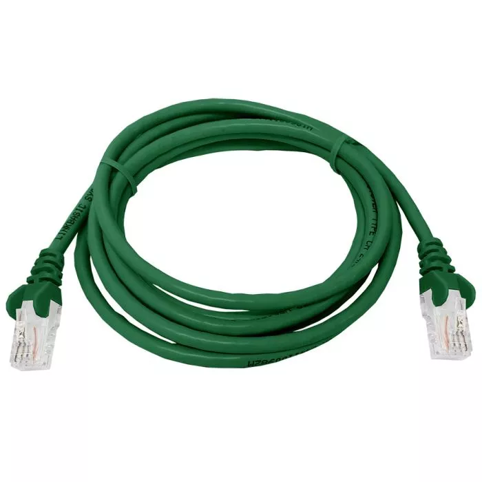 Linkbasic 2 Metre UTP Cat5e Flylead Green