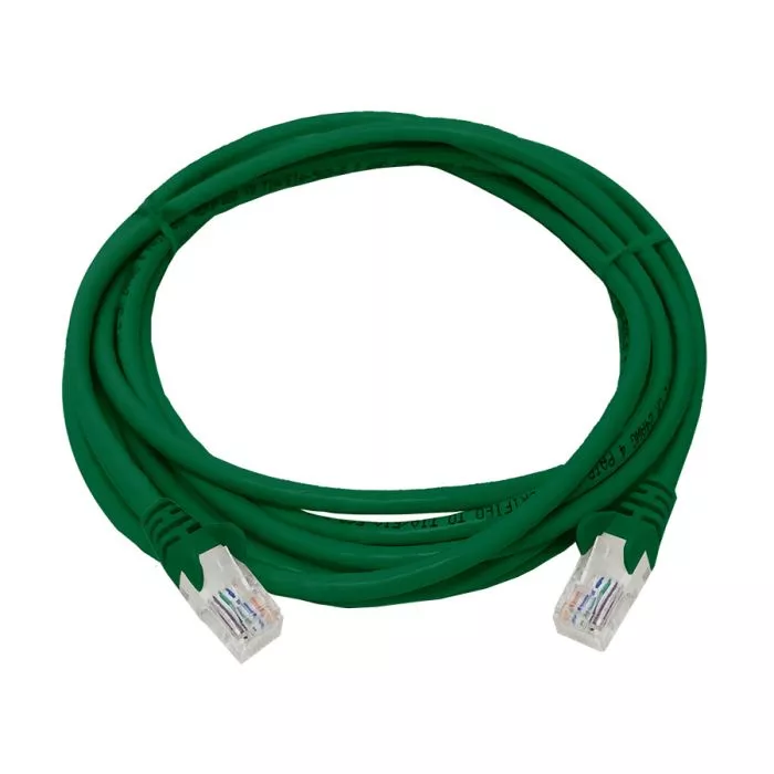 Linkbasic 3 Metre UTP Cat5e Flylead Green