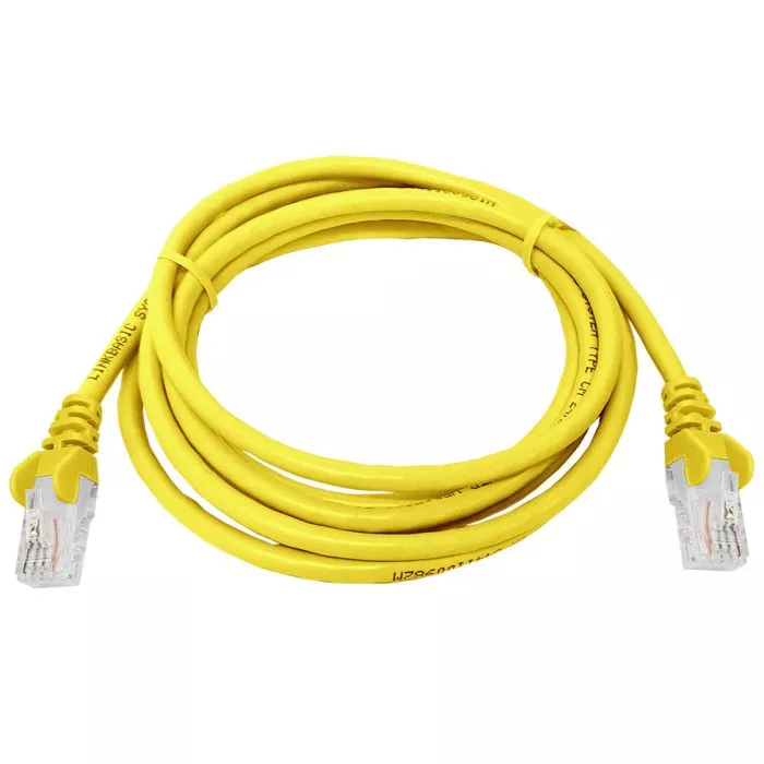 Linkbasic FLY‑5Y 5m Cat5e UTP Flylead Yellow  