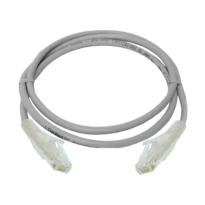 Linkbasic 1 Metre UTP Cat6 Flylead Grey