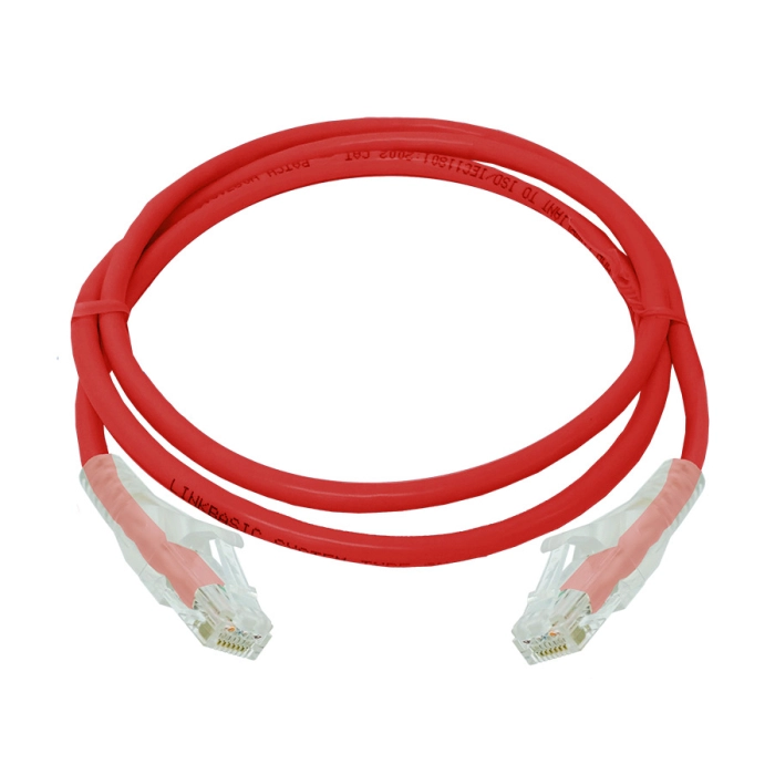 Linkbasic 1 Metre UTP Cat6 Flylead Red