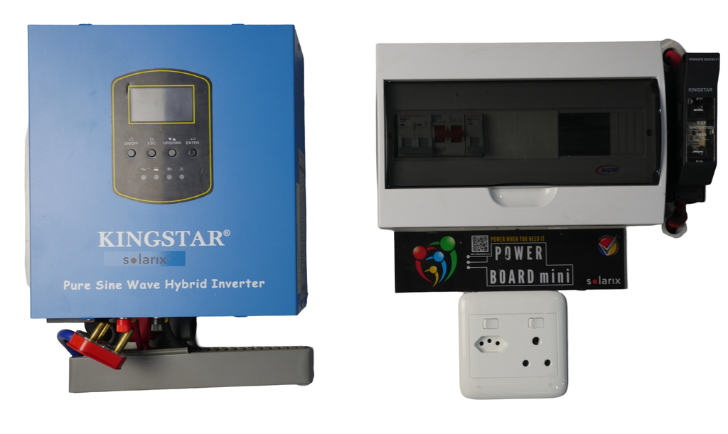KingStar Solarix pre-built 1.5KVA Hybrid 12V Power board | SOLPBMKS1500VA