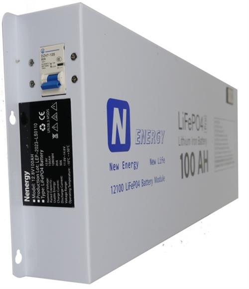 Solarix Nenergy 12V 100Ah LiFePo4 Single Battery Module | SOLNE12V100AH