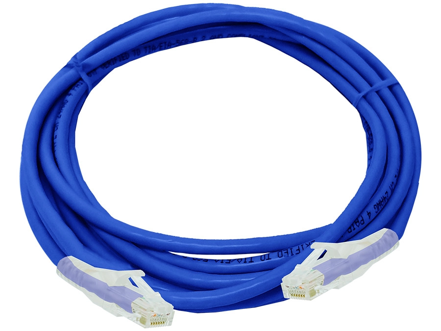 Linkbasic FLY‑6‑5B 5m Cat6 UTP Flylead Blue  