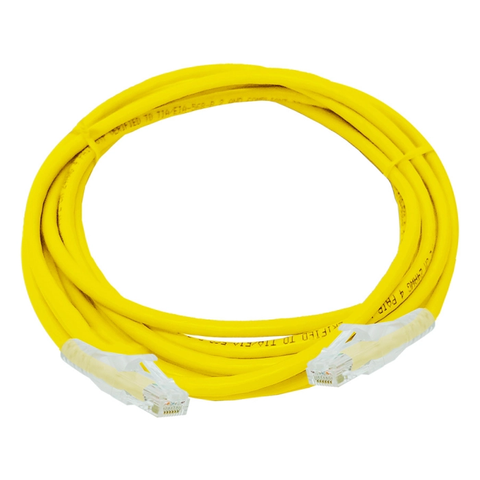 Linkbasic FLY‑6‑5Y 5m Cat6 UTP Flylead Yellow  