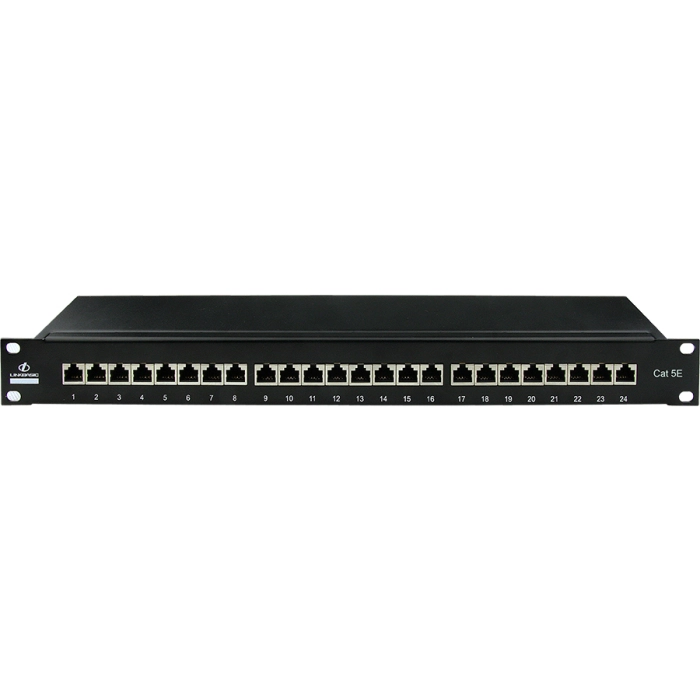 Linkbasic 24 Port Cat5e Shielded Rack Mount Patch Panel
