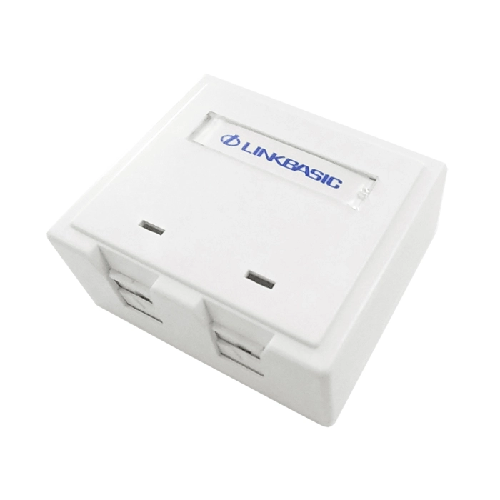Linkbasic LB‑SM2 Cat5e Double Surface Mount Box 