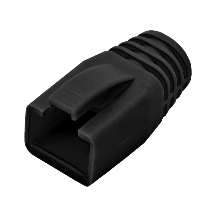 Linkbasic RJ45B‑6FTPBL Black RJ45 Cat6 FTP Boots  