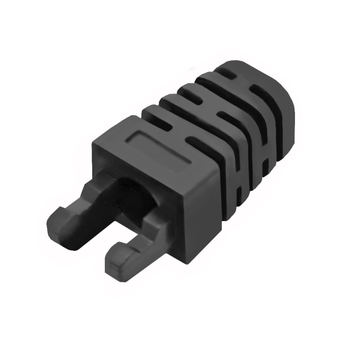 Linkbasic RJ45CB‑BL Black RJ45 Crimp Boots (HDPE)  