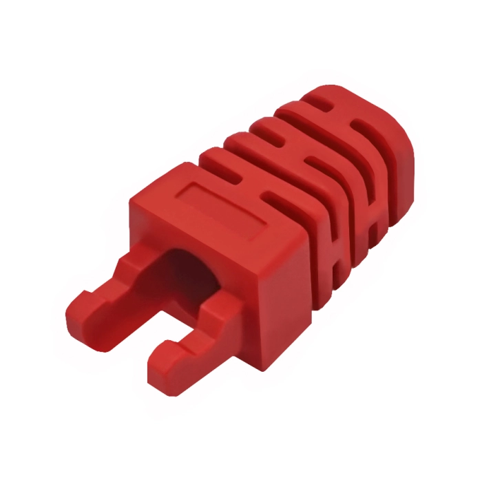 Linkbasic RJ45CB‑R Red RJ45 Crimp Boots (HDPE)