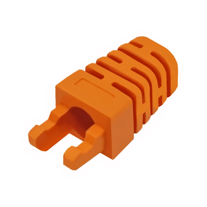 Linkbasic RJ45CB‑O Orange RJ45 Crimp Boots (HDPE)