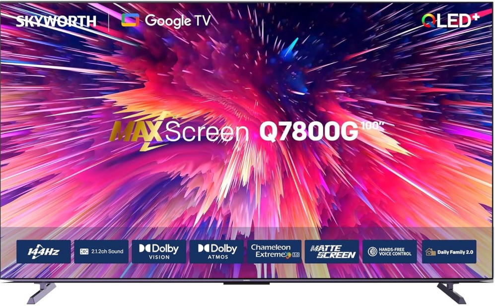Skyworth 100" QLED Google TV 144Hz
