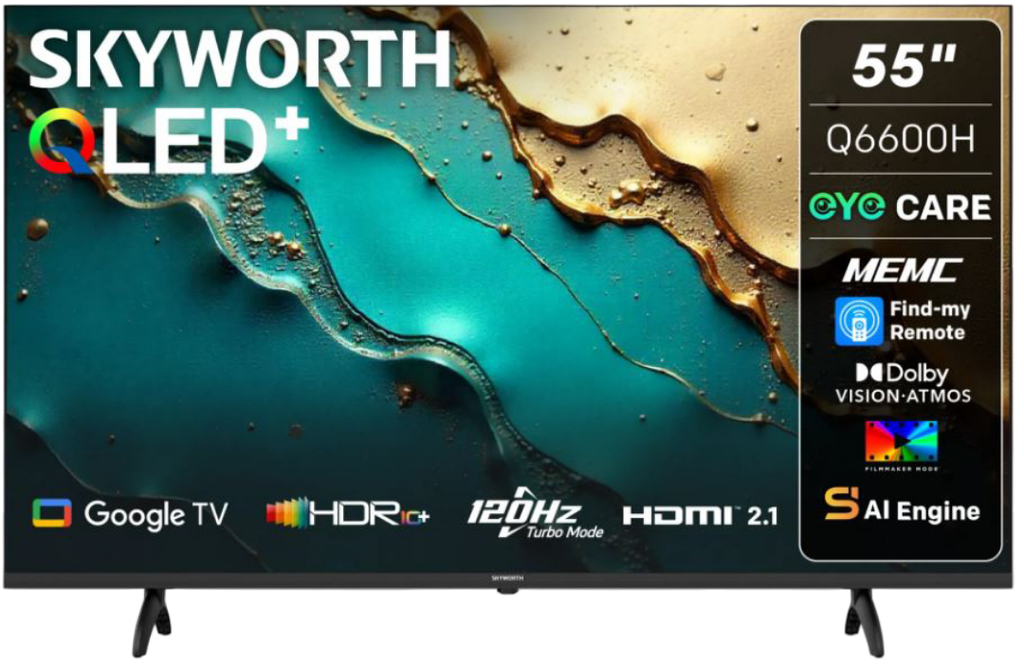 Skyworth 55" QLED Google LED TV