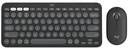 Logitech Pebble 2 Keyboard & Mouse Combo - Black