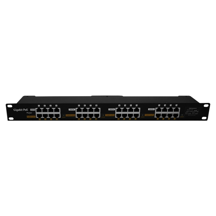 Scoop 16‑Port Gigabit PoE Injector 24-57V, No PSU