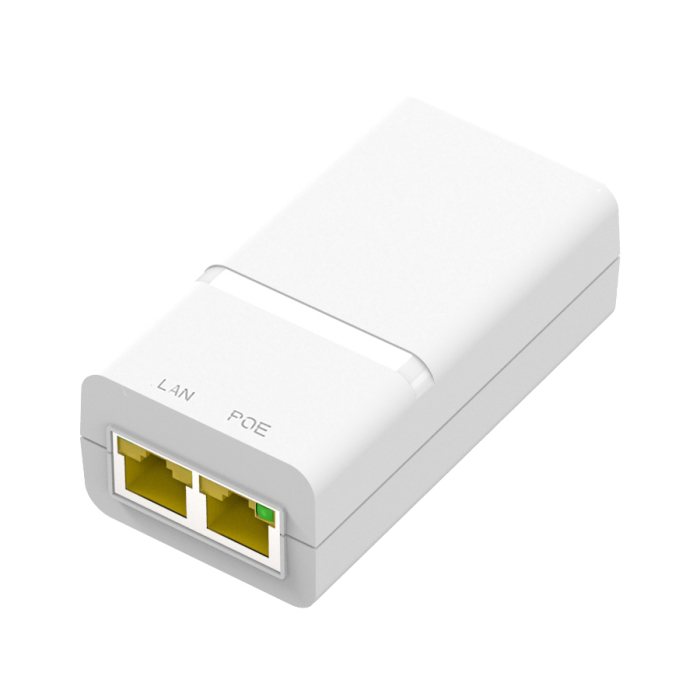 Procet 24V 15W Gigabit Passive PoE Injector