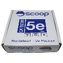 Scoop 100m Box Cat5e CCA White UTP Cable