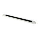 UltraLAN 1U Cabling Brush Panel (White)