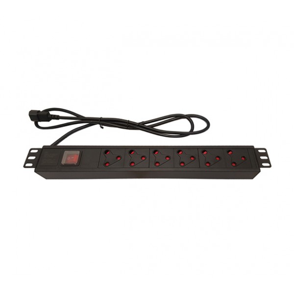 UltraLAN 6-socket (3pin SA) PDU with IEC Power Cord