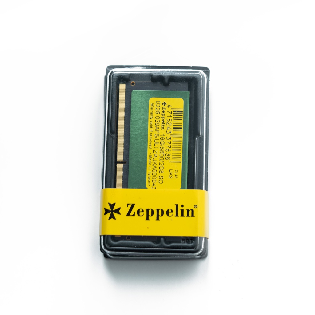 Zeppelin 32GB DDR5‑5600 SO‑DIMM CL46 2GB×8 HS 5yr 24m