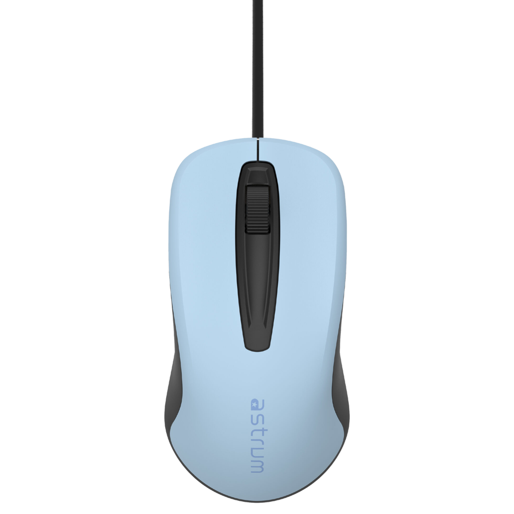 Astrum MU120 3B USB Wired Optical Mouse Blue Black