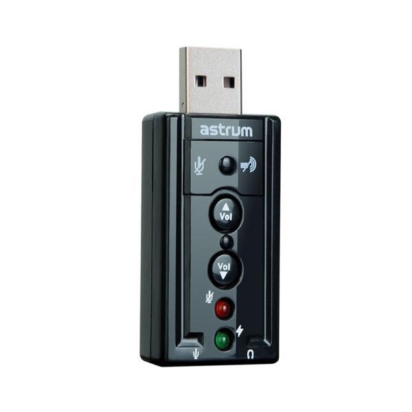 Astrum SC080 7.1CH External USB Sound Card – Virtual Surround Sound Adapter