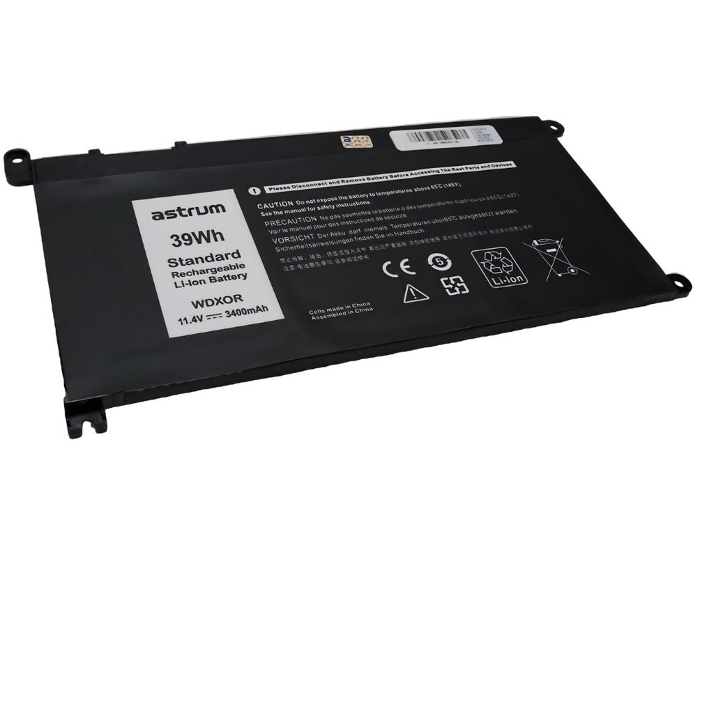 Astrum Replacement Battery for Dell Inspiron 15 7560 – 11.4V 3400mAh Li-Polymer