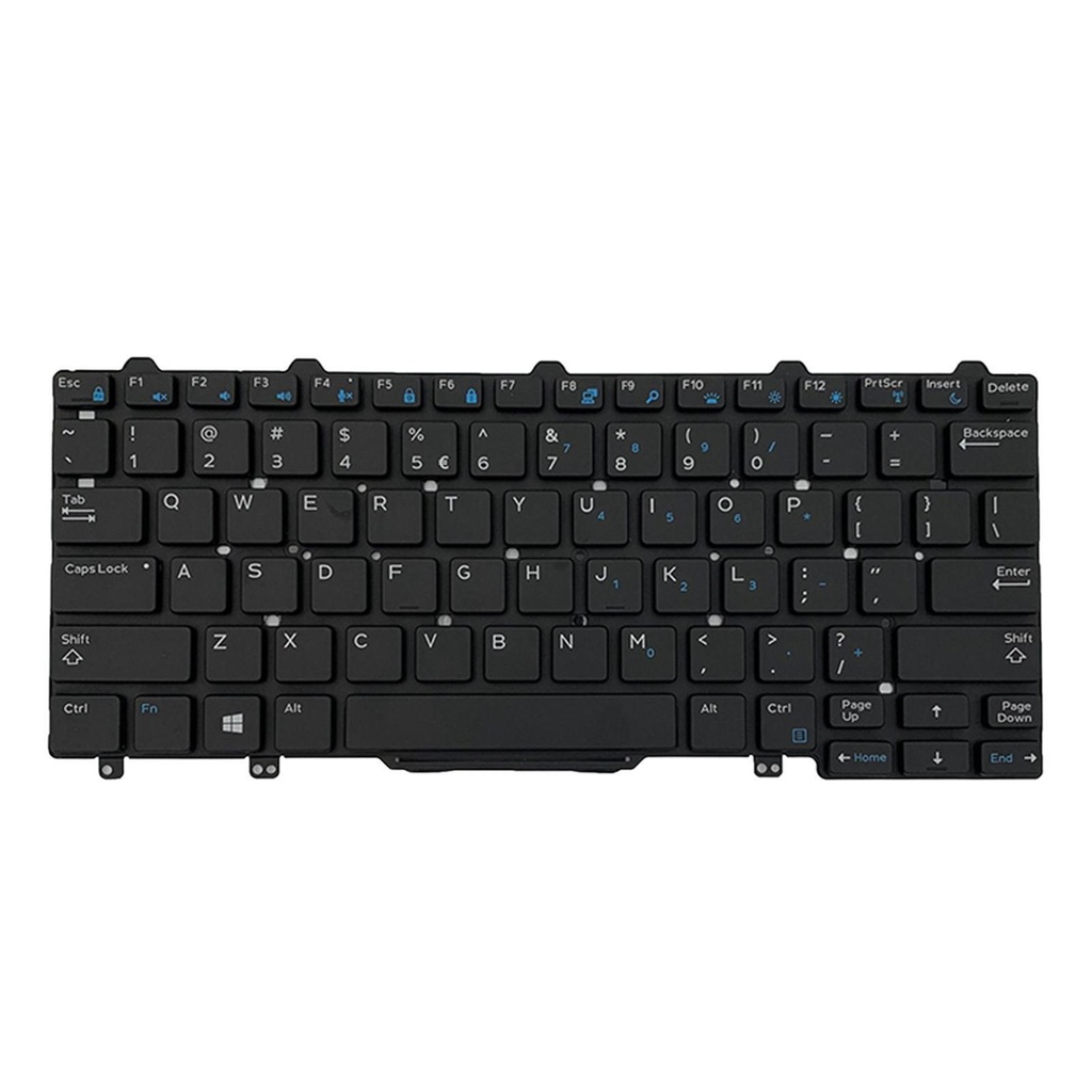 Dell E7450 Laptop Keyboard Black US with Pointer