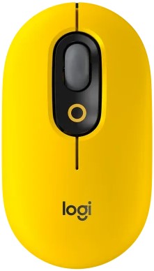 Logitech POP Silent Wireless Mouse Blast Yellow, Bluetooth, Emoji Button, 4000 DPI – 910-006546, 2 Year Warranty
