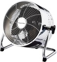Russell Hobbs 25cm Silver Vintage Desktop Fan Chrome Coated Finish, 3 Speed, Tilt Adjustable, 80W Motor RHVDF02, 1 Year Warranty