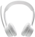 Logitech Zone 300 Wireless Headset White, Bluetooth 5.3, Dual Noise Canceling Mics, 30mm Drivers, USB C Charging Product Code: 981-001407