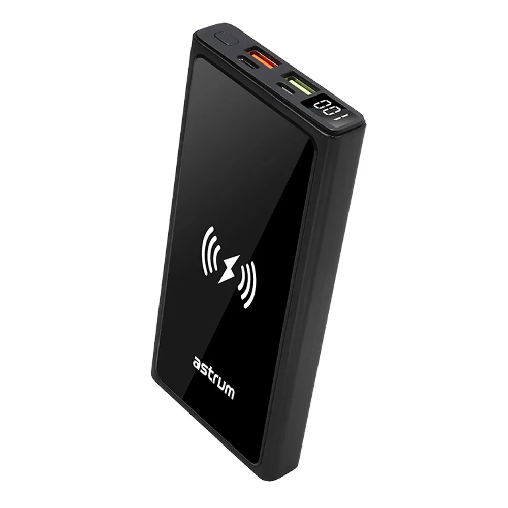 Astrum PB640 Wireless Power Bank 10000mAh, 15W Qi Wireless + 22.5W PD USB-C + USB-A, Smart IC SKU: A91564-B