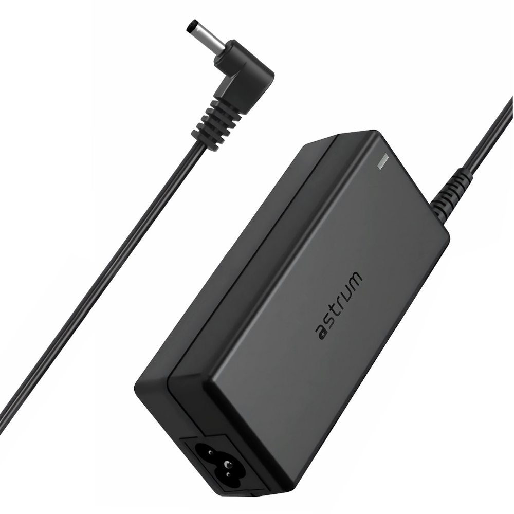 strum CL210 65W Laptop Charger for ASUS 19V 3.42A AC Adapter with 3.0 × 1.0mm Pin, Smart IC & Safety Protection Black SKU: A90521-B