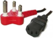 Astrum PC315 1.8M Power Cable 3-Pin Kettle Socket with South African Wall Plug for Printers, Power Supplies & Office Equipment Black SKU: A32505-B