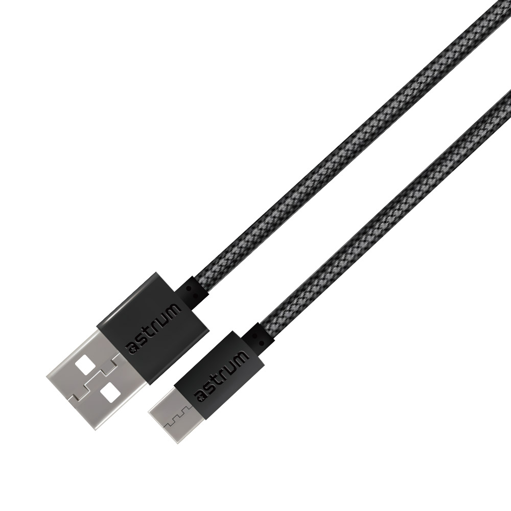 Verve UC30 USB‑C Cable 1.0m 3A Fast Braided Black 24m
