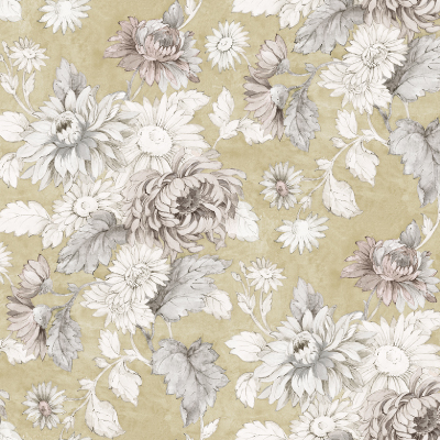 Silkhouse Bloomingdale - Firenze Botanical Dual-Purpose Fabric in Sand (280cm Wide)
