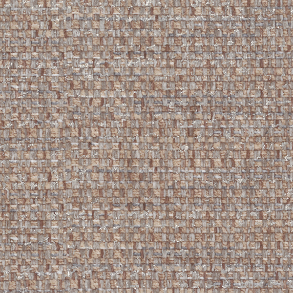 Broadwalk - Glitterati Foil-Printed Check Upholstery Fabric in Honeycombe (142cm Wide)