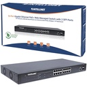 Intellinet 16‑Port Gigabit PoE+ Switch