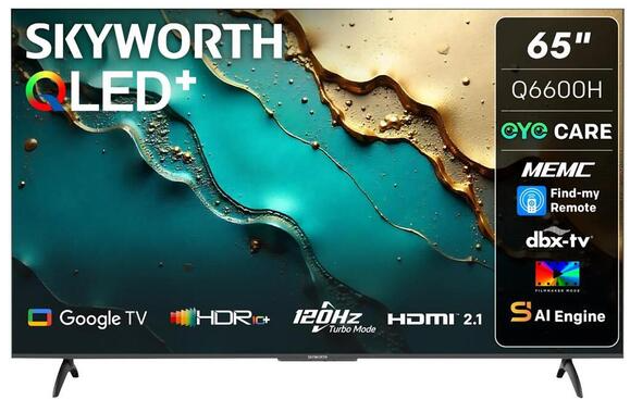 Skyworth 65" Q6600H QLED Google TV