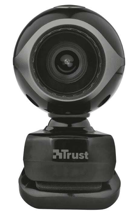 Trust TRS-17003 Exis WebCam VGA Resolution, Built in Mic, Plug & Play