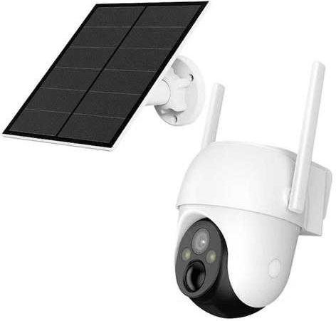 Arenti GO2+SP2 2K Solar PT Camera – 360° Pan-Tilt, Color Night Vision, 5200 mAh