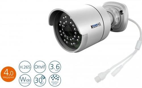 KGuard IPB-400 PoE IP Camera 4MP, H.265, 30m Night Vision, IP66
