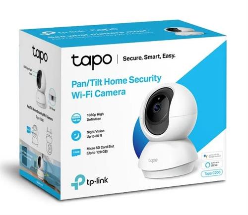 TP-Link Tapo C200P2 2-Pack Pan/Tilt Wi-Fi Cameras, 1080p HD, Night Vision, Smart Alerts