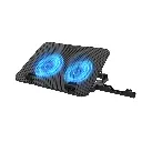 Astrum LCP152 Laptop Cooling Pad, Dual 120mm LED Fans, 4 Level Stand, 15.6″ Support