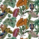 Out Of Africa Mand Miral Day Printed Cotton Fabric (280cm Wide)