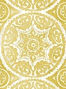 Out Of Africa Shumba Sulphur Printed Cotton Fabric (280cm Wide)