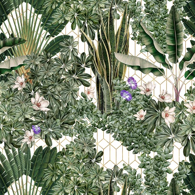 Out Of Africa Thorntree Day Printed Cotton Fabric (280cm Wide)