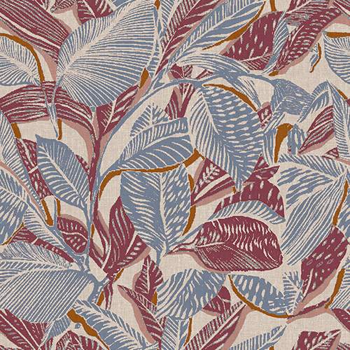 St Tropez Outdoor Les Caves Merlot Printed Acrylic Fabric (145cm Wide)