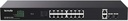 Tenda TEG1120P-16-250W 16 Port PoE+ Gigabit Ethernet Switch with 2 RJ45 + 2 SFP Uplinks, 250W Budget
