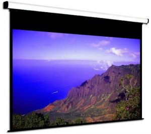 Esquire Electric 300 × 300cm Motorized Projector Screen Wall/Ceiling Mount, 290 × 290cm Viewing Area, Control Box SKU: CEL300